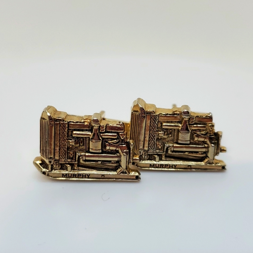 Vintage engine cuff links